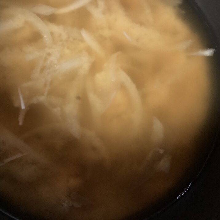 新玉ねぎのお味噌汁